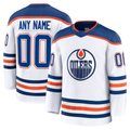 TRASK Custom E.Oilers White Away Premium Jerseys