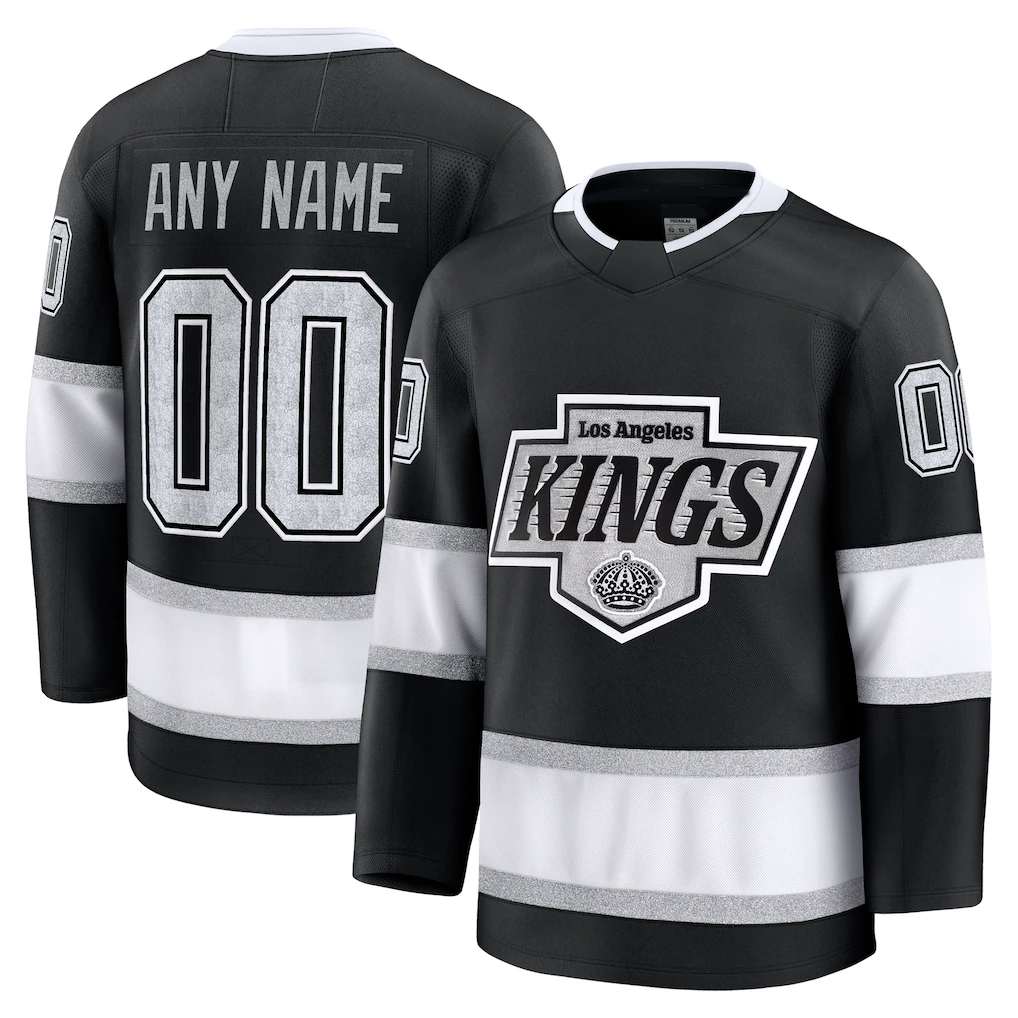 TRASK Custom LA.Kings Black Home Premium Jerseys