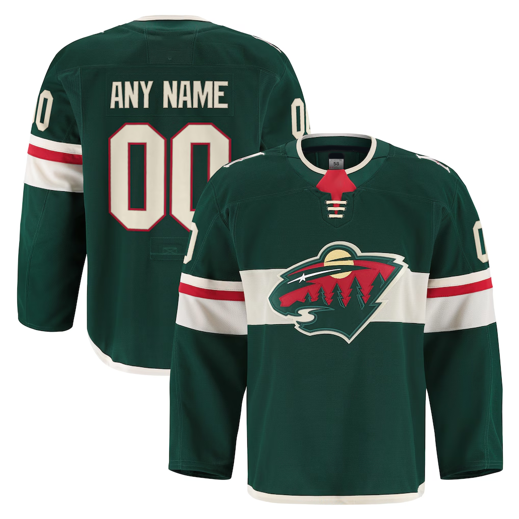 TRASK Custom M.Wild Green Home Authentic Pro Jerseys