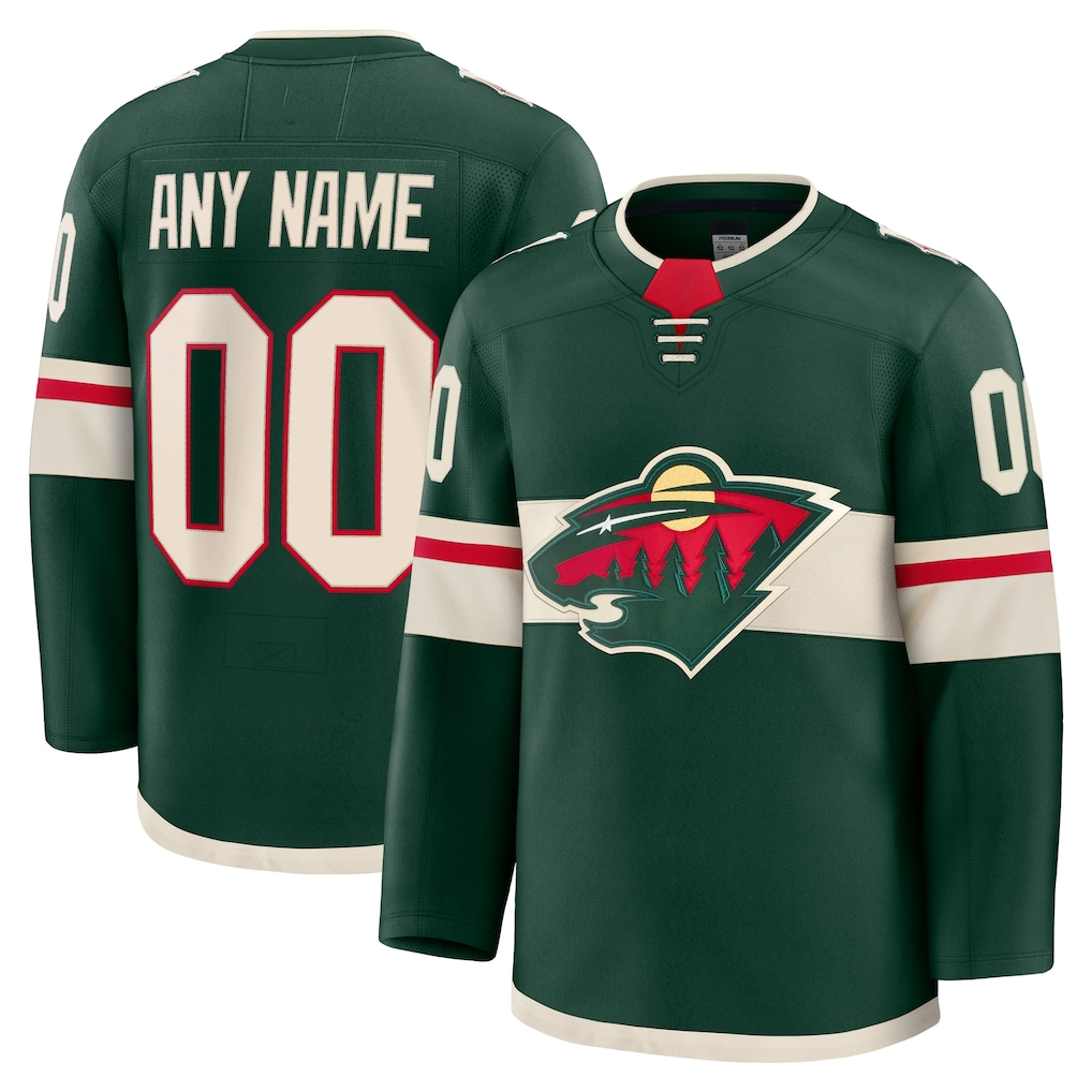 TRASK Custom M.Wild Green Home Premium Jerseys