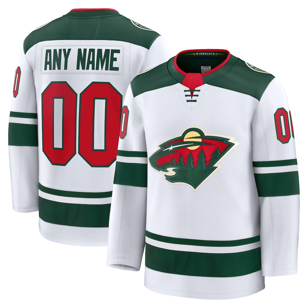 TRASK Custom M.Wild White Away Premium Jerseys
