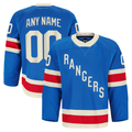 TRASK Custom NY.Rangers Blue Centennial Authentic Pro Jerseys