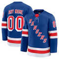 TRASK Custom NY.Rangers Royal Home Premium Jerseys