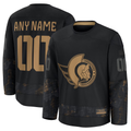 TRASK Custom O.Senators Black 2024 Military Appreciation Practice Jerseys