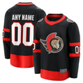 TRASK Custom O.Senators Black Home Breakaway Jerseys