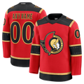 TRASK Custom O.Senators Red Alternate Premium Jerseys