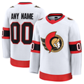 TRASK Custom O.Senators White Away Premium Jerseys