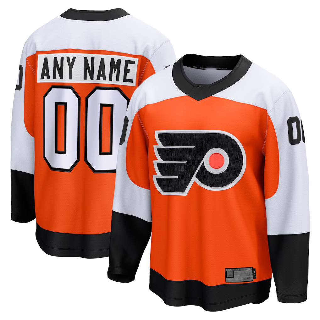 TRASK Custom P.Flyers Orange Home Breakaway Jerseys