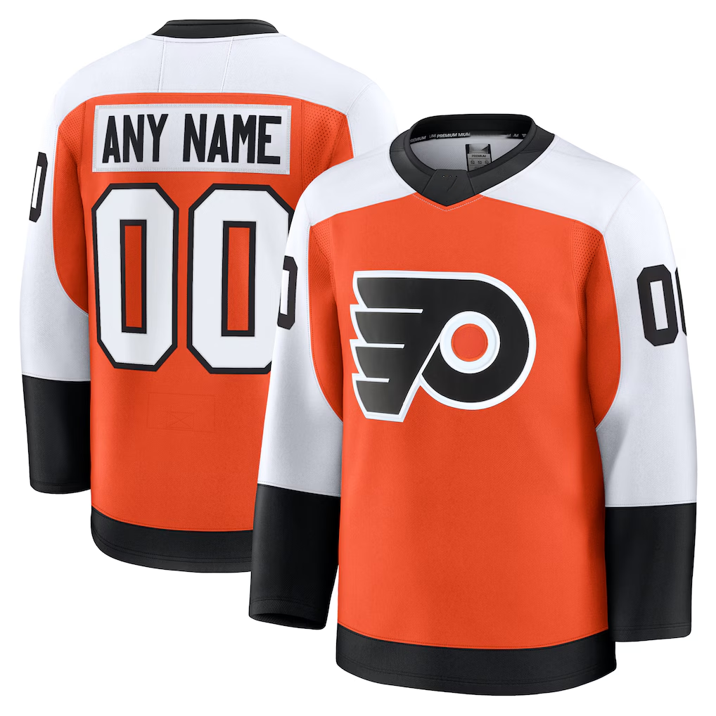 TRASK Custom P.Flyers Orange Home Premium Jerseys