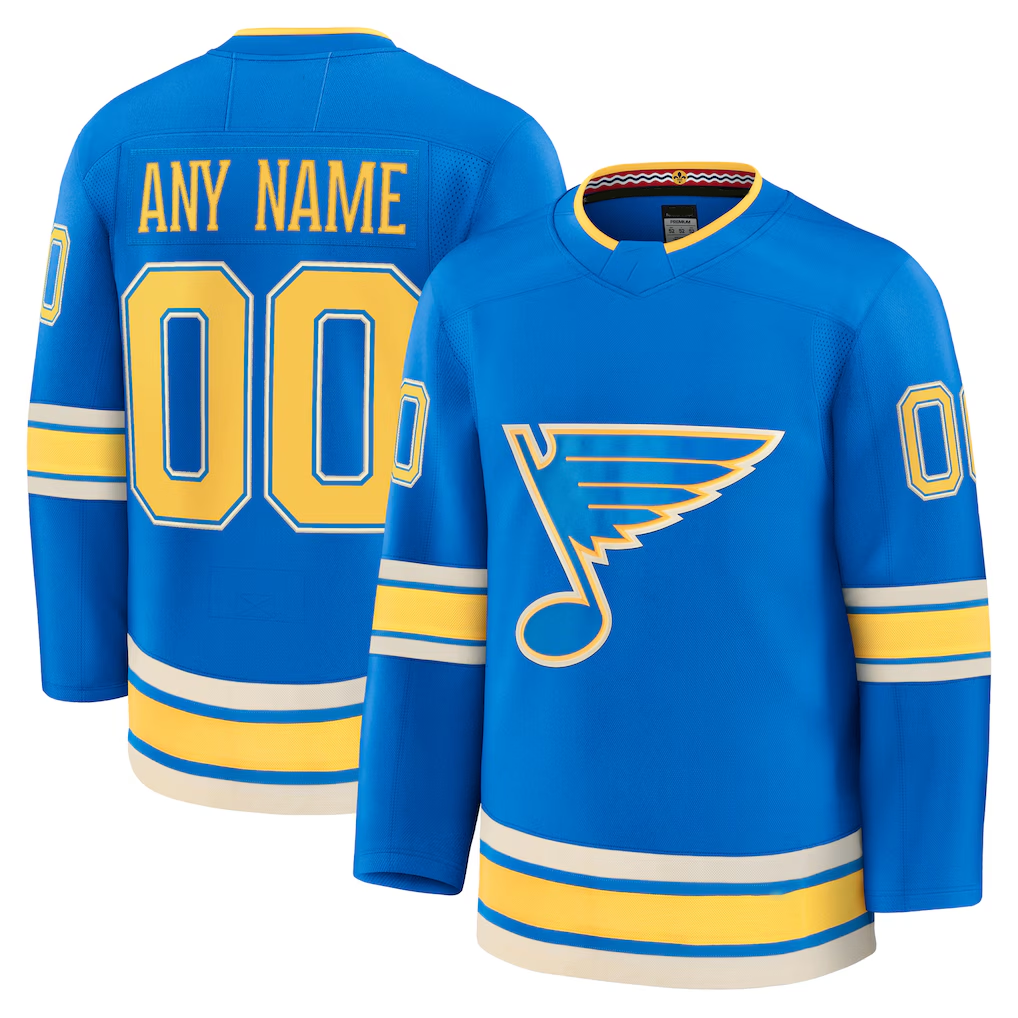 TRASK Custom SL.Blues Blue Alternate Premium Jerseys