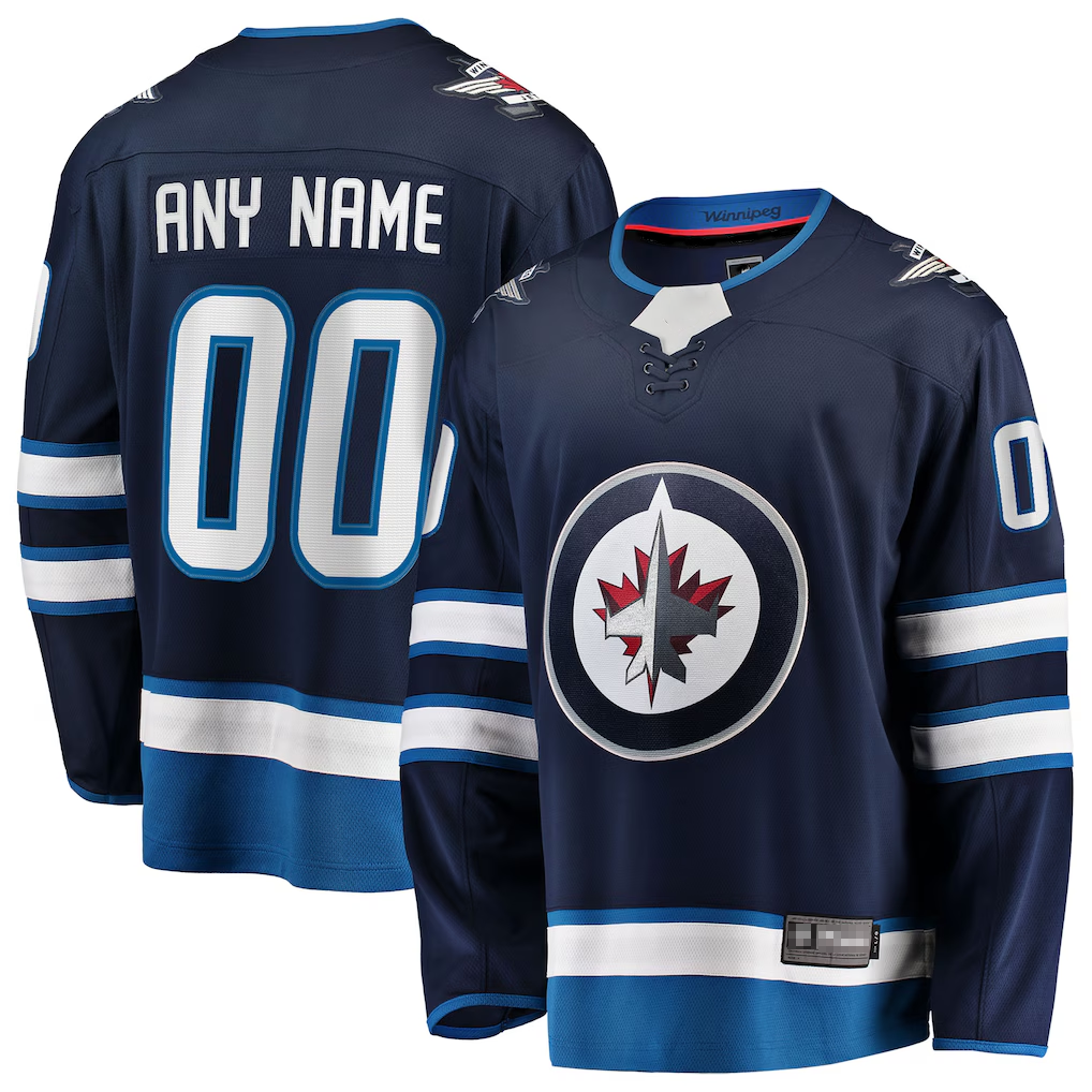 TRASK Custom W.Jets Blue Home Breakaway Jerseys