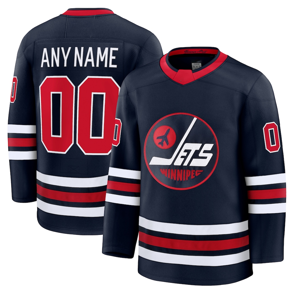 TRASK Custom W.Jets Navy Alternate Premium Jerseys