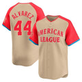 TRASK H.Astros #44 Yordan Alvarez Player Cream American League All-Star Game Limited Stitched Jerseys