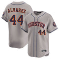 TRASK H.Astros #44 Yordan Alvarez Player Gray Home Limited Stitched Jerseys