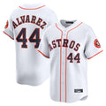 TRASK H.Astros #44 Yordan Alvarez Player White Home Limited Stitched Jerseys