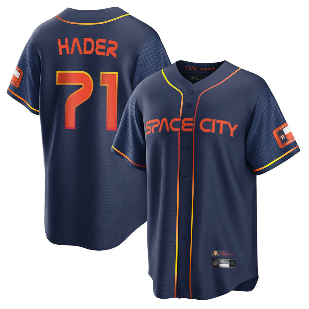 TRASK H.Astros #71 Josh Hader Player Navy City Connect Home Game Stitched Jerseys