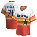 TRASK H.Astros #71 Josh Hader Player Rainbow Cooperstown Collection T-shirt Stitched Jerseys