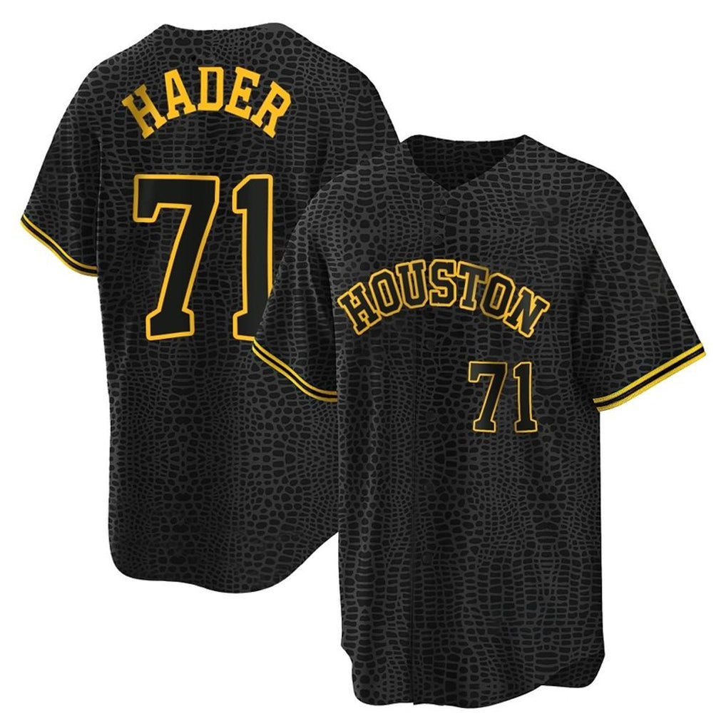 TRASK H.Astros #71 Josh Hader Player Snake Skin City Home Game Stitched Jerseys