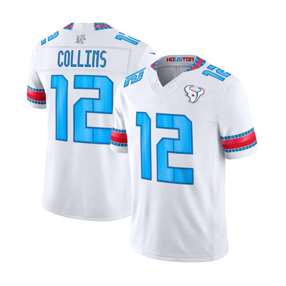 TRASK H.Texans #12 Nico Collins White 2026 F.U.S.E. Rivalries Collection Limited Football Stitched Jersey