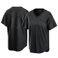 TRASK KC.Royals #13 Salvador Perez Player Black Fashion Game Stitched Jerseys