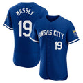 TRASK KC.Royals #19 Michael Massey Player Royal City Connect Limited Elite Home Game Stitched Jerseys