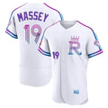 TRASK KC.Royals #19 Michael Massey Player White 2026 City Connect Limited Elite Home Stitched Jerseys