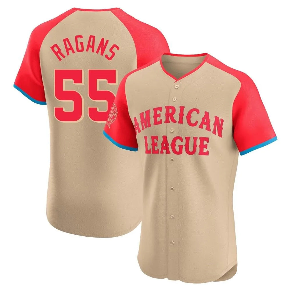TRASK KC.Royals #55 Cole Ragans Player Cream American League All-Star Limited Elite Home Stitched Jerseys