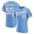 TRASK KC.Royals #55 Cole Ragans Player Light Blue Alt Limited Elite Home Stitched Jerseys
