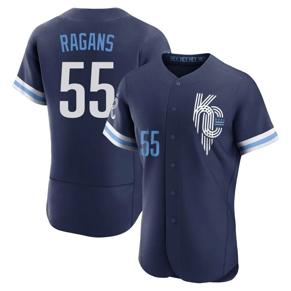 TRASK KC.Royals #55 Cole Ragans Player Navy City Connect Limited Elite Home Stitched Jerseys