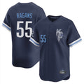 TRASK KC.Royals #55 Cole Ragans Player Navy City Connect Limited Home Stitched Jerseys
