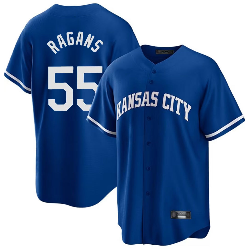 TRASK KC.Royals #55 Cole Ragans Player Royal Game Home Stitched Jerseys