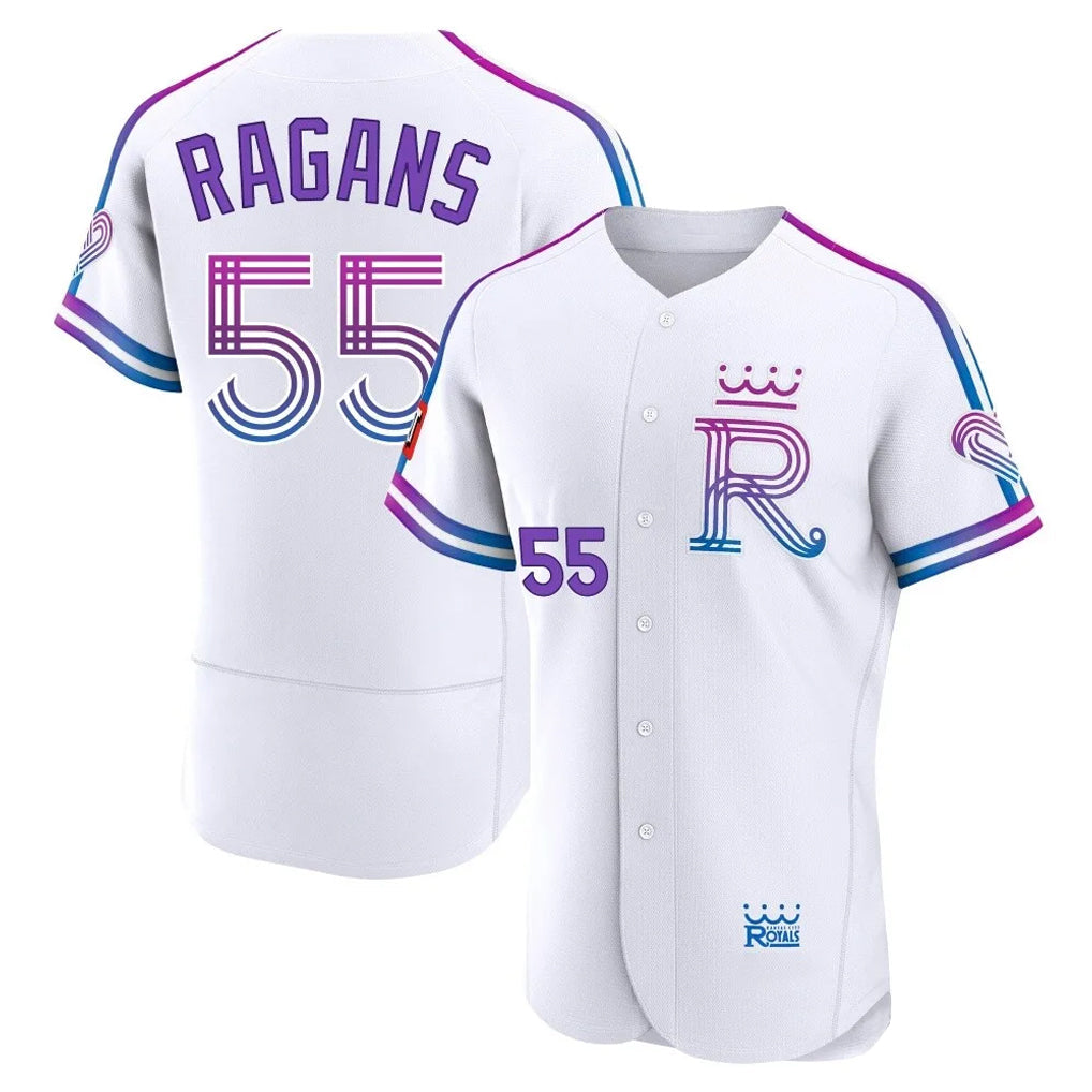 TRASK KC.Royals #55 Cole Ragans Player White 2026 City Connect Limited Elite Home Stitched Jerseys