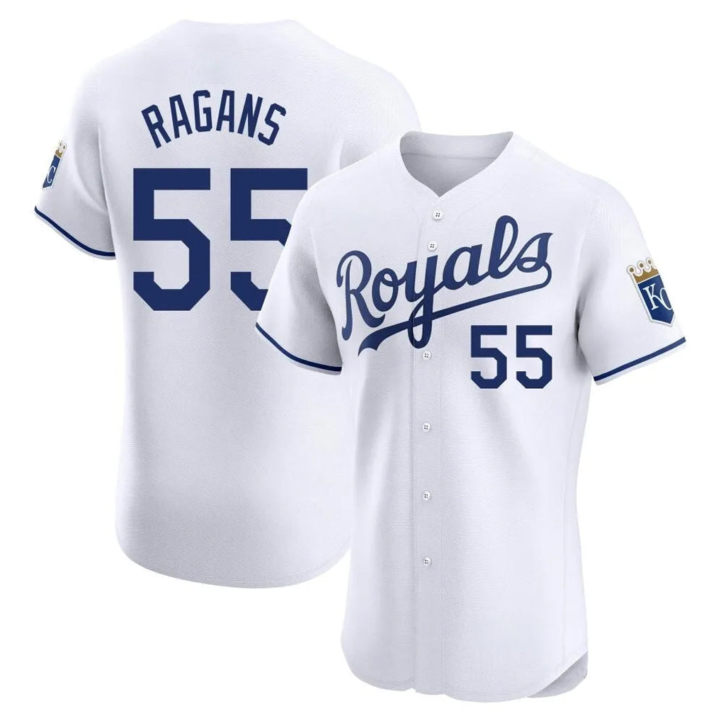 TRASK KC.Royals #55 Cole Ragans Player White Alt Limited Elite Home Stitched Jerseys