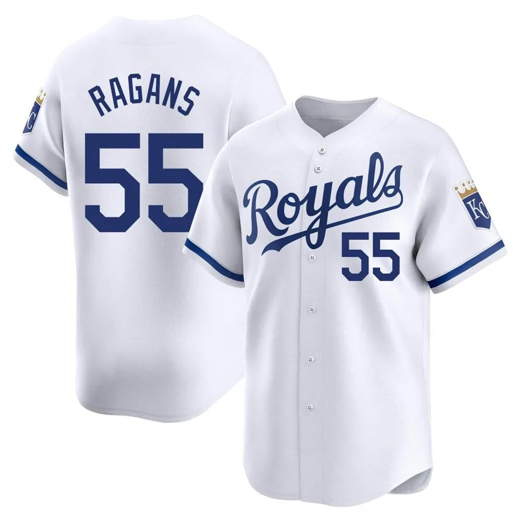 TRASK KC.Royals #55 Cole Ragans Player White Alt Limited Home Stitched Jerseys