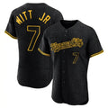 TRASK KC.Royals #7 Bobby Witt Jr. Player Black Snake Skin City Limited Elite Stitched Jerseys