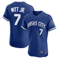 TRASK KC.Royals #7 Bobby Witt Jr. Player Royal Limited Elite Home Stitched Jerseys