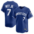 TRASK KC.Royals #7 Bobby Witt Jr. Player Royal Limited Home Stitched Jerseys