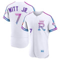 TRASK KC.Royals #7 Bobby Witt Jr. Player White 2026 City Connect Limited Elite Home Stitched Jerseys