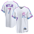 TRASK KC.Royals #7 Bobby Witt Jr. Player White 2026 City Connect Limited Home Stitched Jerseys