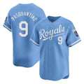 TRASK KC.Royals #9 Vinnie Pasquantino Player Light Blue Alt Limited Home Stitched Jerseys