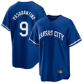 TRASK KC.Royals #9 Vinnie Pasquantino Player Royal Game Home Stitched Jerseys