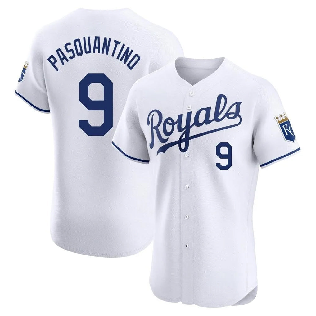 TRASK KC.Royals #9 Vinnie Pasquantino Player White Alt Limited Elite Home Stitched Jerseys