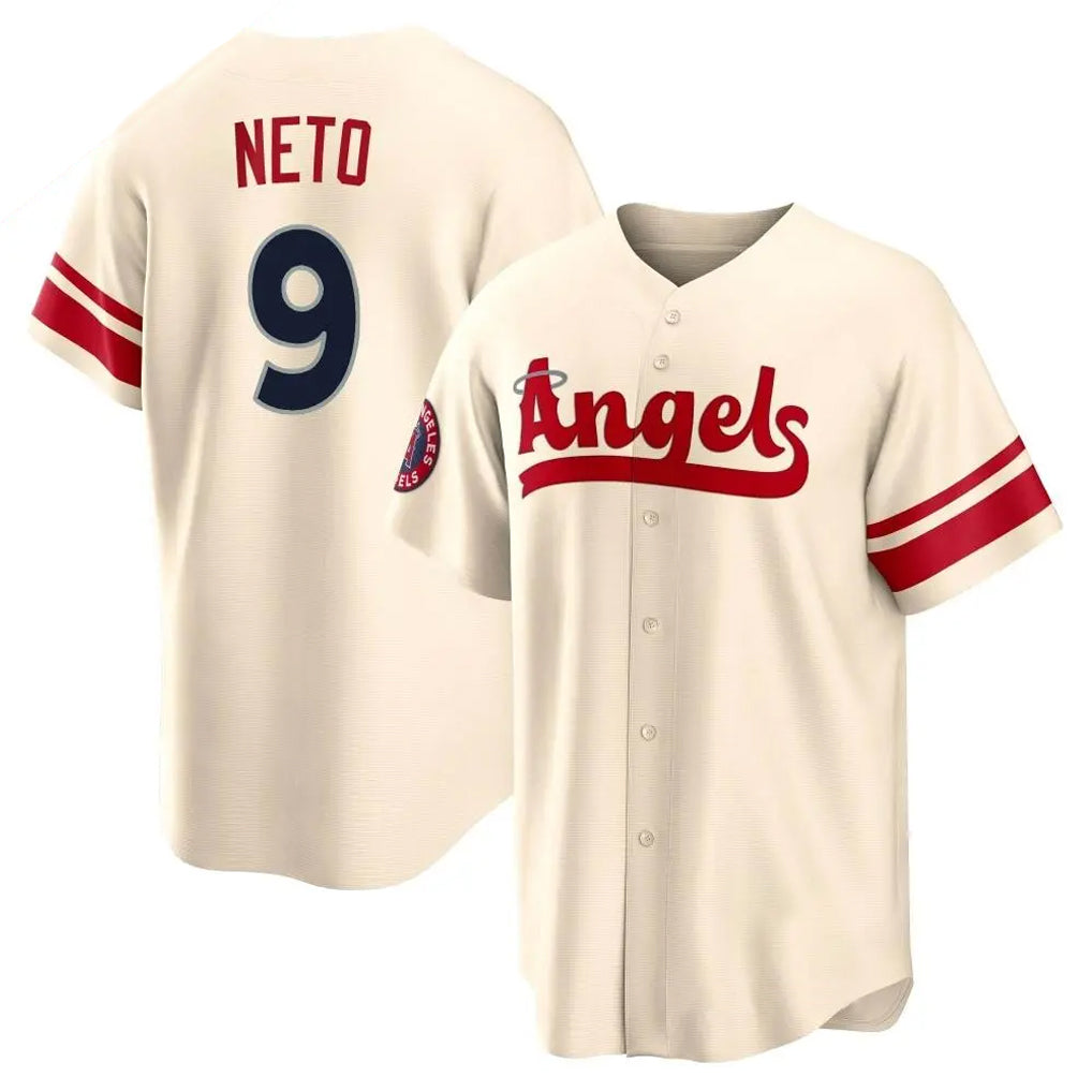 TRASK LA.Angels #9 Zach Neto Player Cream City Connect Home Stitched Jerseys
