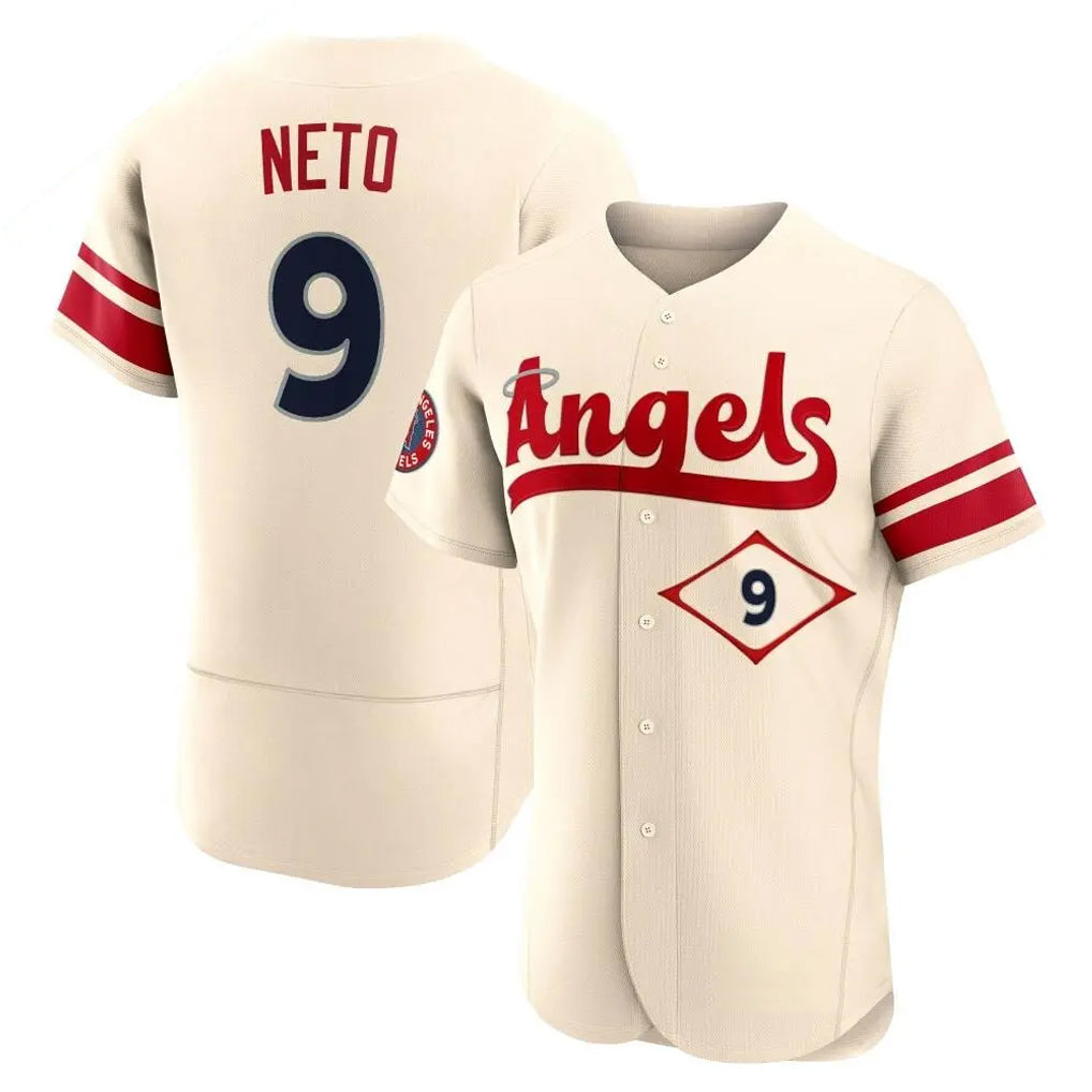 TRASK LA.Angels #9 Zach Neto Player Cream City Connect Limited ELite Home Stitched Jerseys