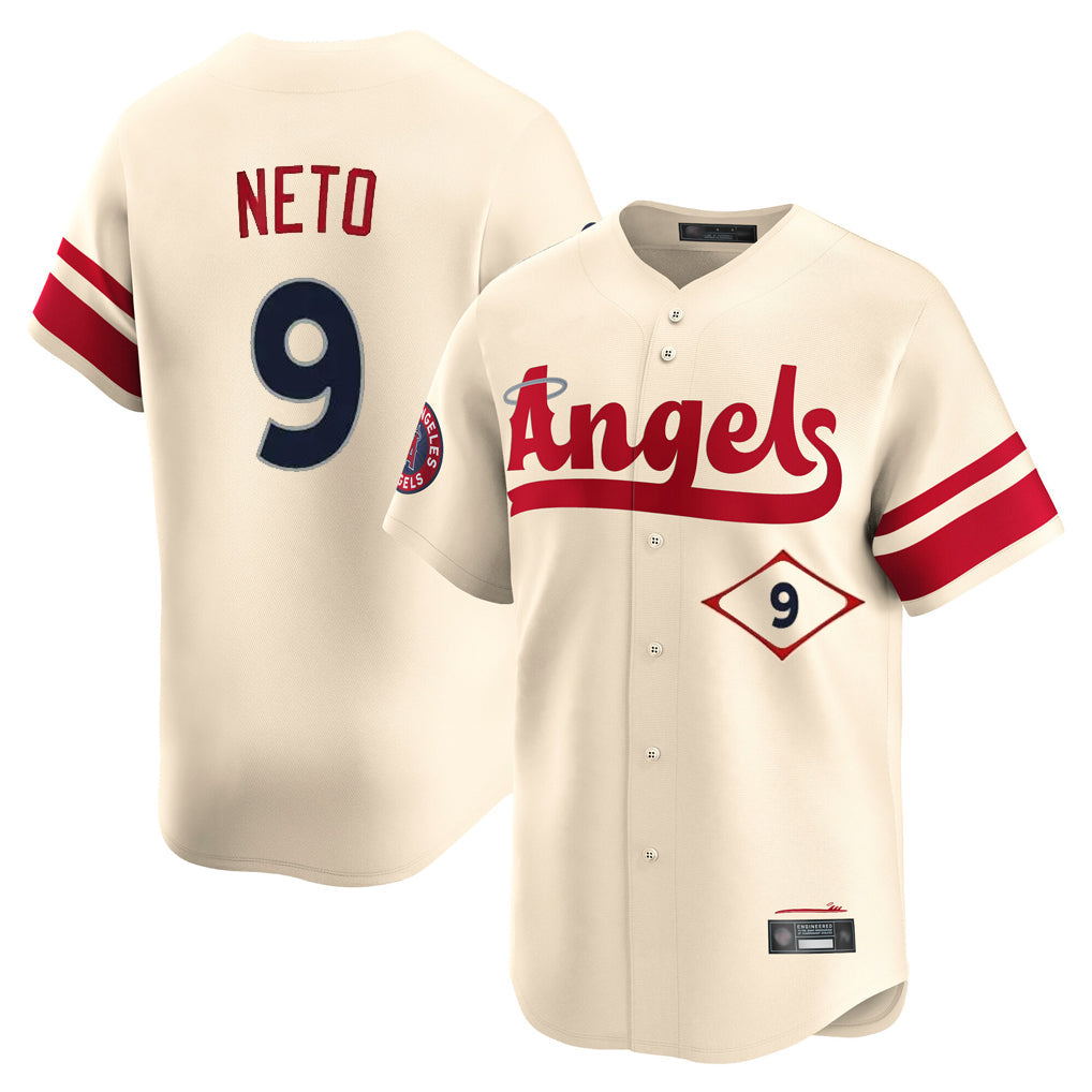 TRASK LA.Angels #9 Zach Neto Player Cream City Connect Limited Home Stitched Jerseys