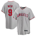 TRASK LA.Angels #9 Zach Neto Player Gray Home Game Stitched Jerseys