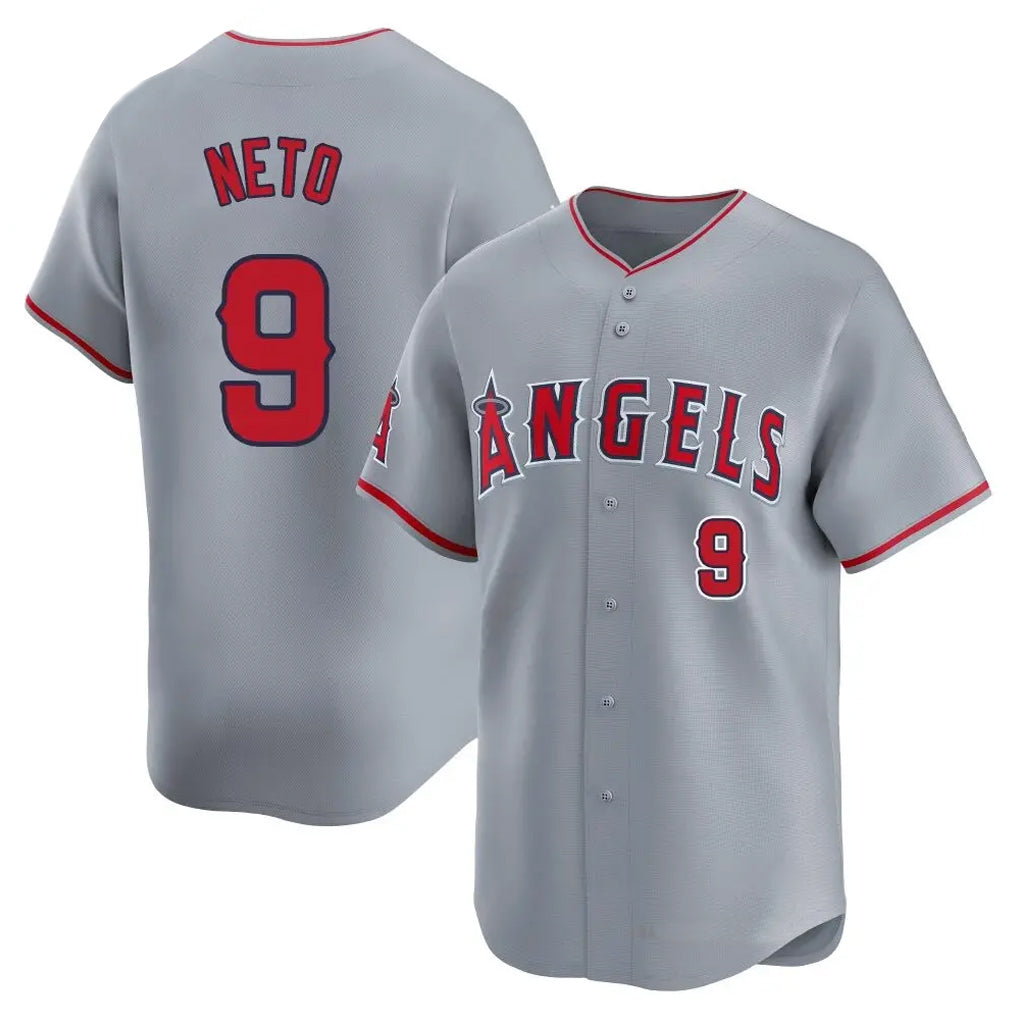 TRASK LA.Angels #9 Zach Neto Player Gray Home Limited Stitched Jerseys