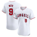 TRASK LA.Angels #9 Zach Neto Player White Limited Elite Stitched Home Jerseys