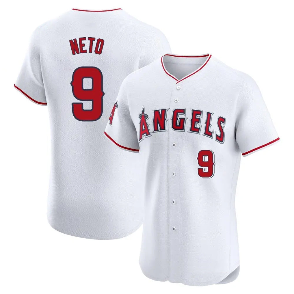 TRASK LA.Angels #9 Zach Neto Player White Limited Elite Stitched Home Jerseys