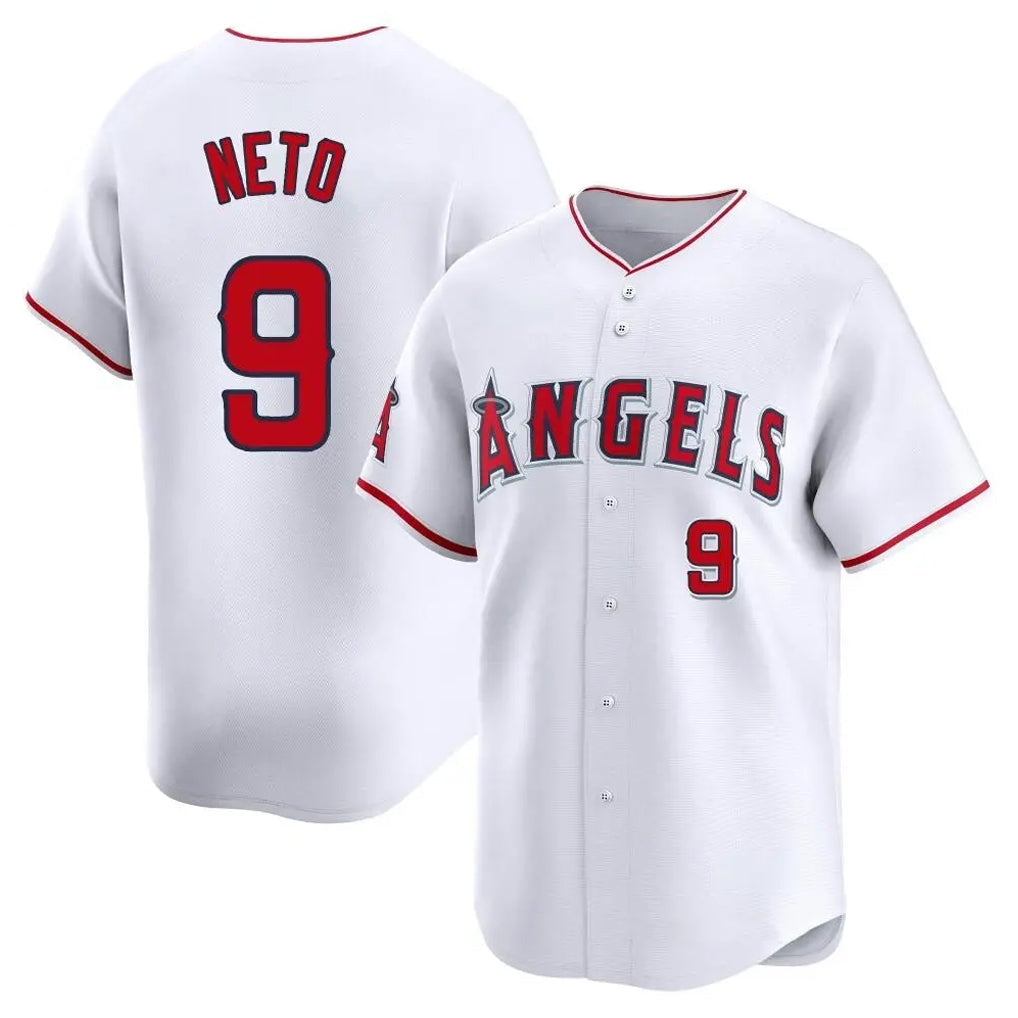 TRASK LA.Angels #9 Zach Neto Player White Limited Home Stitched Jerseys